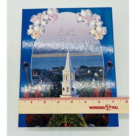 Vintage Charleston hardcover cookbook MUSIC MENUS & MAGNOLIAS - Picture 13 of 16
